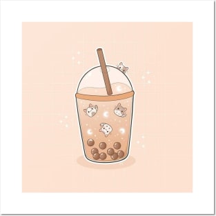 Bubble tea Posters and Art